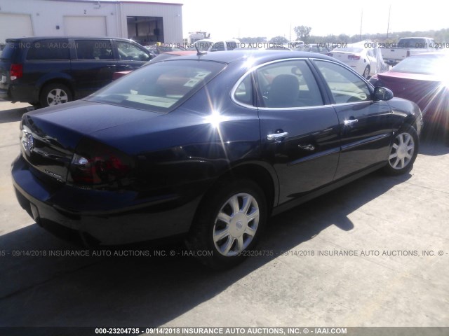 2G4WC582671188232 - 2007 BUICK LACROSSE CX BLUE photo 4