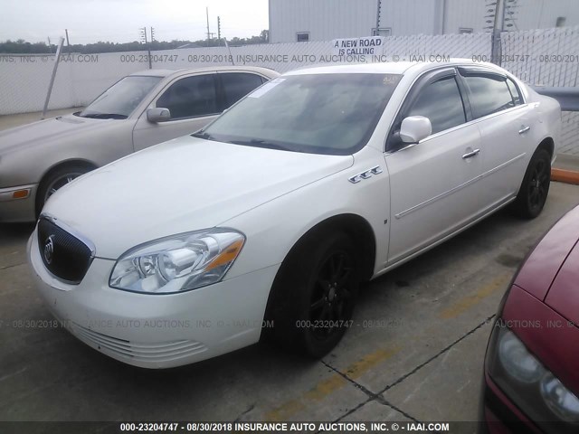 1G4HD57216U147582 - 2006 BUICK LUCERNE CXL WHITE photo 2