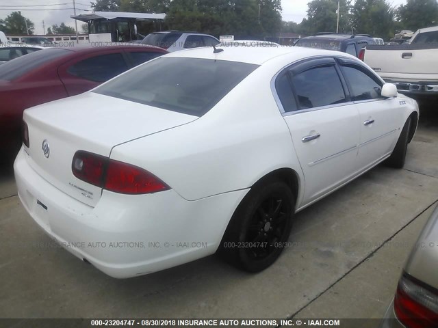 1G4HD57216U147582 - 2006 BUICK LUCERNE CXL WHITE photo 4