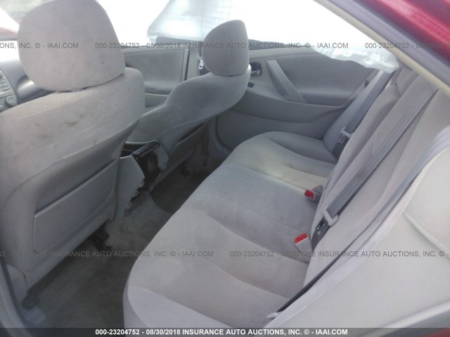 4T1BE46K77U079644 - 2007 TOYOTA CAMRY NEW GENERAT CE/LE/XLE/SE RED photo 8