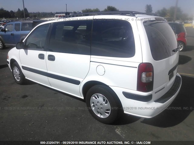 1GNDU03E8WD253038 - 1998 CHEVROLET VENTURE WHITE photo 3