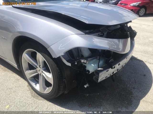 2C3CDXCT3JH233582 - 2018 DODGE CHARGER R/T GRAY photo 16