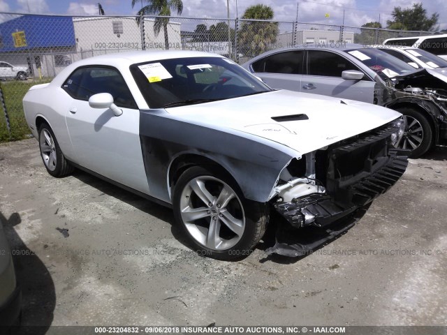 2C3CDZBT7JH204308 - 2018 DODGE CHALLENGER R/T WHITE photo 1