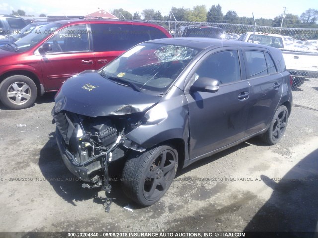 JTKKU10458J016876 - 2008 TOYOTA SCION XD GRAY photo 2