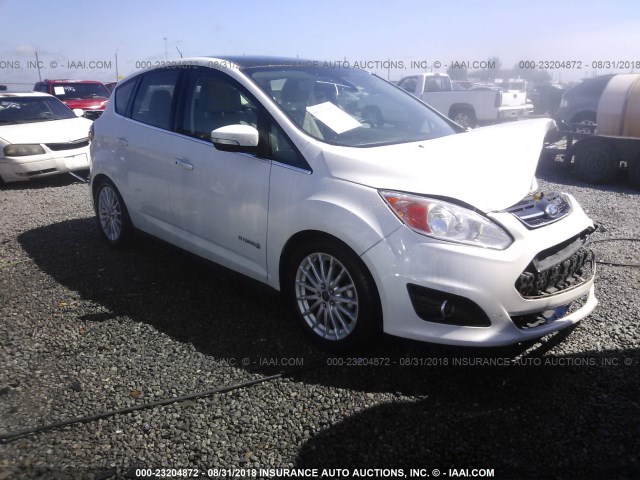 1FADP5BU5DL554302 - 2013 FORD C-MAX SEL WHITE photo 1