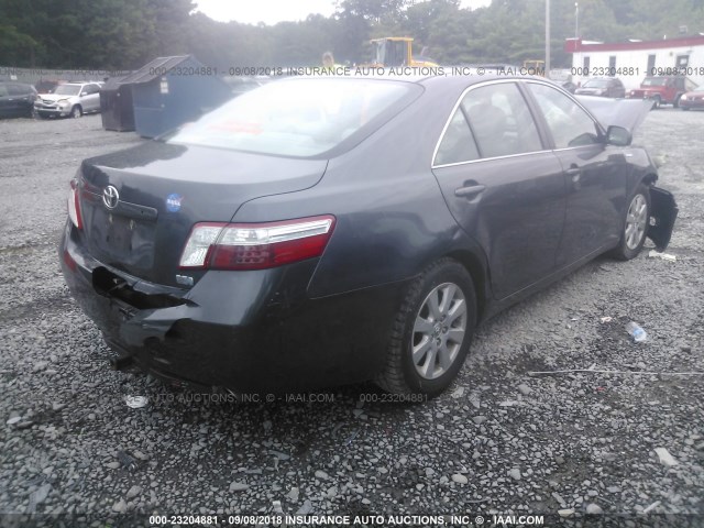 4T1BB46K67U015488 - 2007 TOYOTA CAMRY NEW GENERAT HYBRID GRAY photo 4