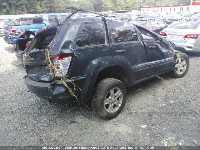 1J4GR48K55C674260 - 2005 JEEP GRAND CHEROKEE LAREDO/COLUMBIA/FREEDOM 绿色 照片 4