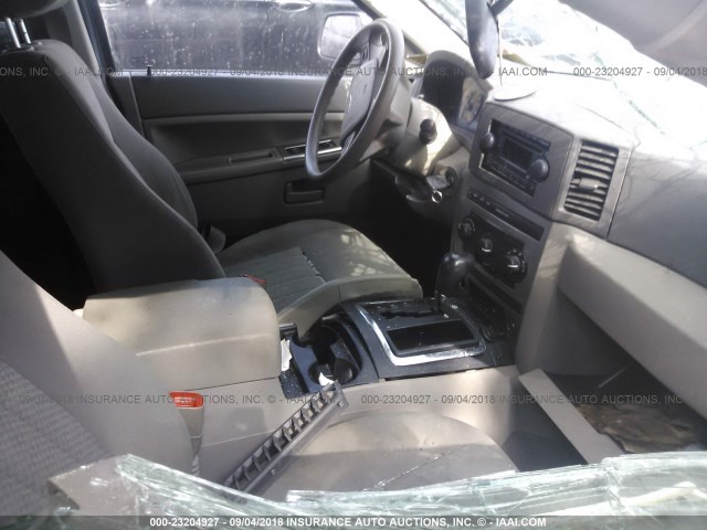 1J4GR48K55C674260 - 2005 JEEP GRAND CHEROKEE LAREDO/COLUMBIA/FREEDOM 绿色 照片 5