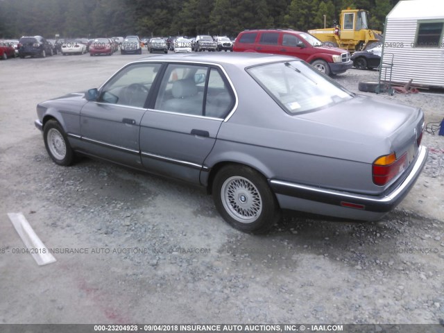 WBAGD4325PDE62385 - 1993 BMW 740 I AUTOMATIC GRAY photo 3