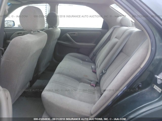 4T1BF22K0YU938811 - 2000 TOYOTA CAMRY LE/XLE GREEN photo 8