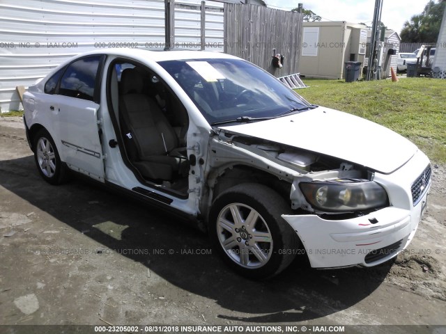 YV1MS382172280717 - 2007 VOLVO S40 2.4I WHITE photo 1