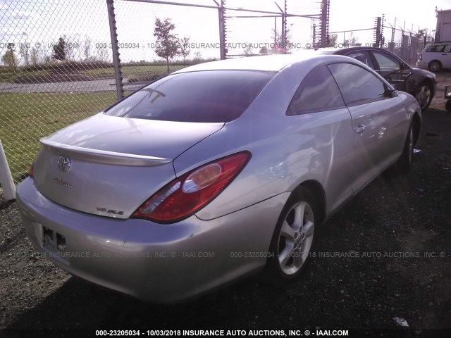 4T1CA30P34U022447 - 2004 TOYOTA CAMRY SOLARA SE/SLE Gümüş foto 4