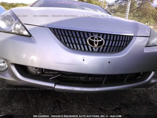 4T1CA30P34U022447 - 2004 TOYOTA CAMRY SOLARA SE/SLE Gümüş foto 6