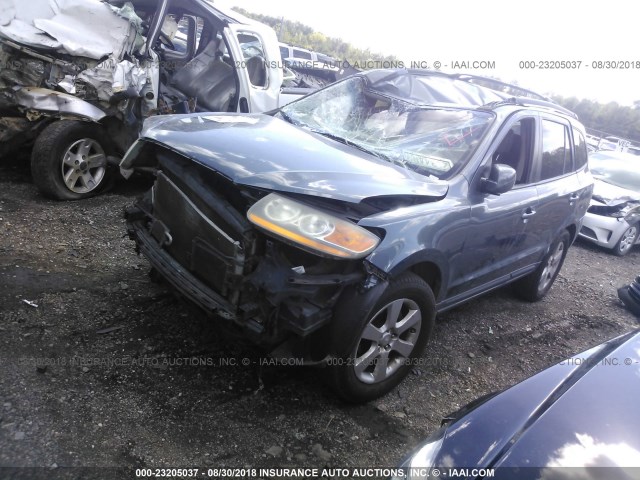 5NMSH13E19H242078 - 2009 HYUNDAI SANTA FE SE/LIMITED GRAY photo 2