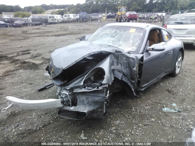 WP0AA29988S711153 - 2008 PORSCHE 911 CARRERA GRAY photo 2