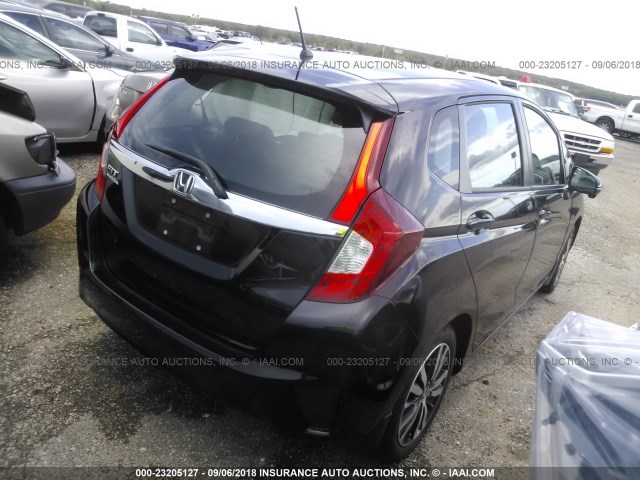 3HGGK5H85FM739792 - 2015 HONDA FIT EX/EXL BLACK photo 4