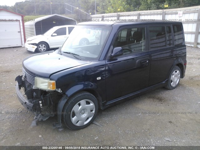 JTLKT334X54029851 - 2005 TOYOTA SCION XB Қою көк фото 2