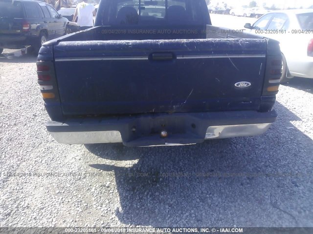 1FTCR14A5RPA85644 - 1994 FORD RANGER SUPER CAB BLUE photo 6