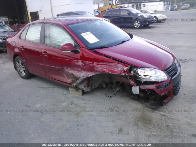 3VWRA7AJ3AM102974 - 2010 VOLKSWAGEN JETTA WOLFSBURG RED photo 1