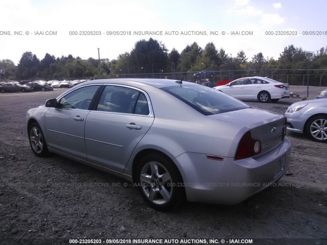 1G1ZH57B98F281348 - 2008 CHEVROLET MALIBU 1LT თაფლისფერი ფოტო 3
