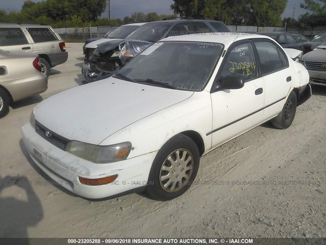 JT2AE09B9S0083711 - 1995 TOYOTA COROLLA LE/DX WHITE photo 2