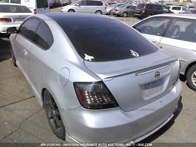 JTKDE167760119873 - 2006 TOYOTA SCION TC 银色 照片 3