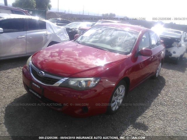 JF1GE61669H513666 - 2009 SUBARU IMPREZA 2.5I RED photo 2