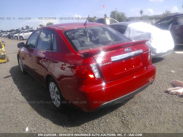 JF1GE61669H513666 - 2009 SUBARU IMPREZA 2.5I RED photo 3