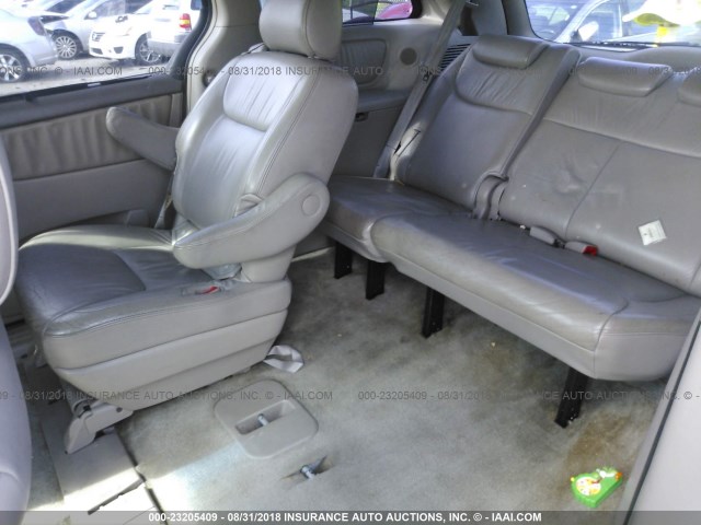 5TDBA22C46S059048 - 2006 TOYOTA SIENNA GOLD photo 8