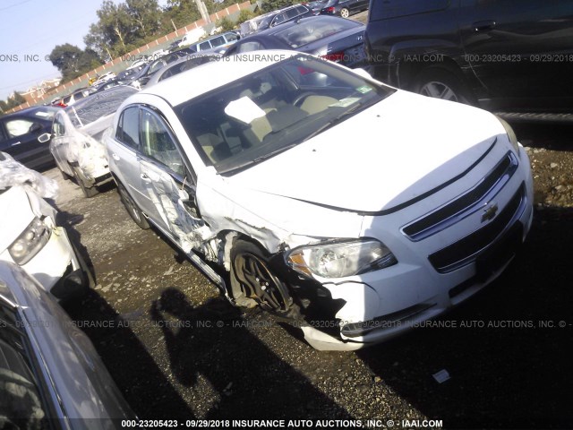 1G1ZC5EB9AF233095 - 2010 CHEVROLET MALIBU 1LT WHITE photo 1