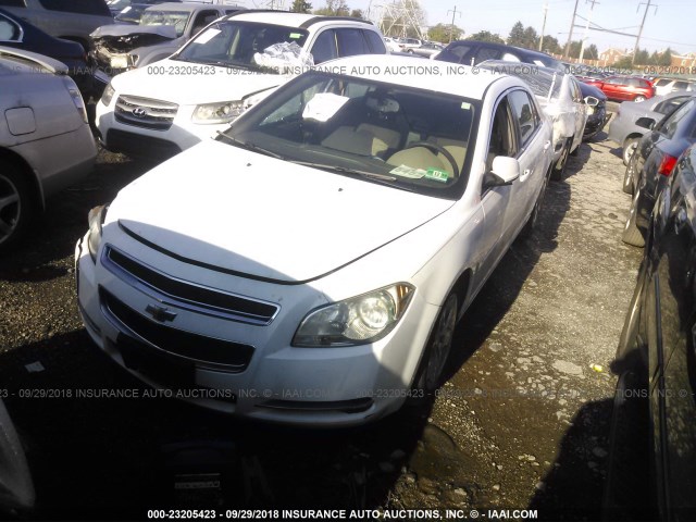 1G1ZC5EB9AF233095 - 2010 CHEVROLET MALIBU 1LT WHITE photo 2
