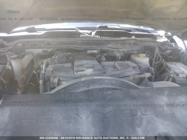 3C6UR5JL2EG155821 - 2014 RAM 2500 SLT GRAY photo 10