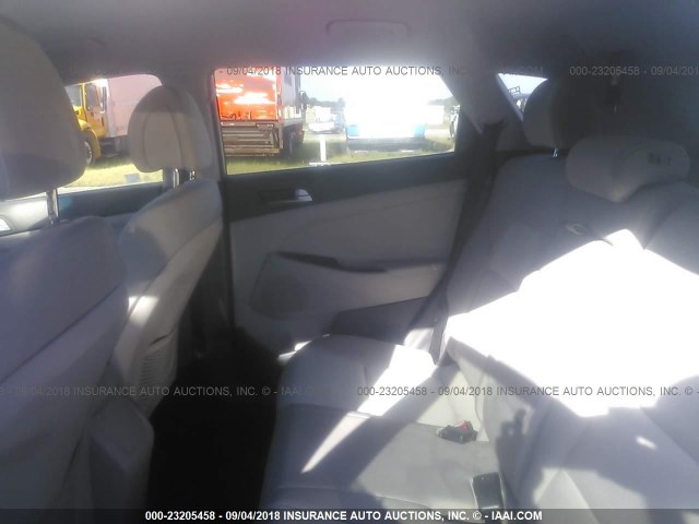 KM8J3CA41GU137039 - 2016 HYUNDAI TUCSON LIMITED/SPORT AND ECO/SE SILVER photo 8