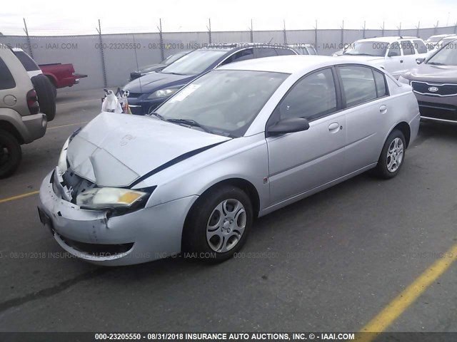 1G8AJ52F84Z189251 - 2004 SATURN ION LEVEL 2 银色 照片 2