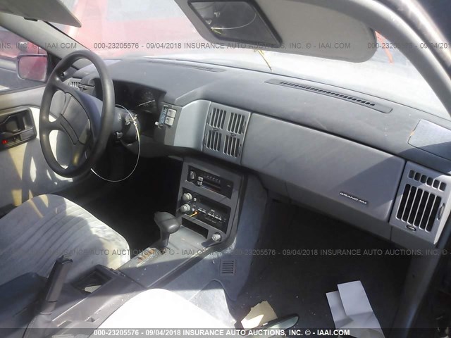 1G2NE54D8KC631327 - 1989 PONTIAC GRAND AM LE წითელი ფოტო 5