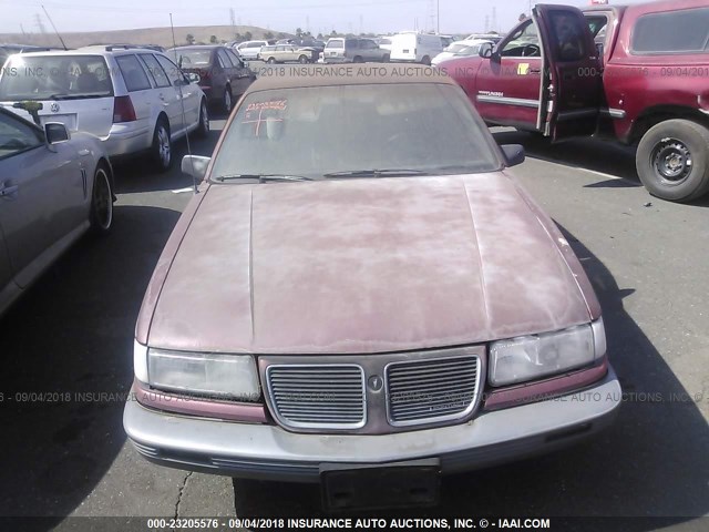 1G2NE54D8KC631327 - 1989 PONTIAC GRAND AM LE წითელი ფოტო 6