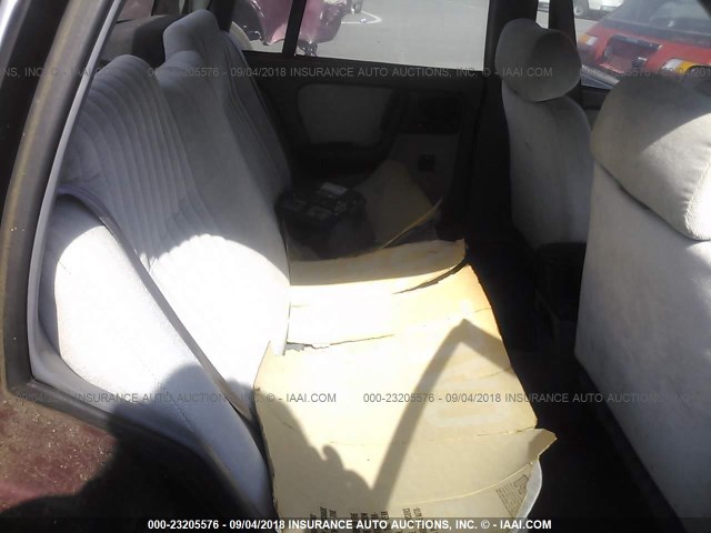 1G2NE54D8KC631327 - 1989 PONTIAC GRAND AM LE წითელი ფოტო 8