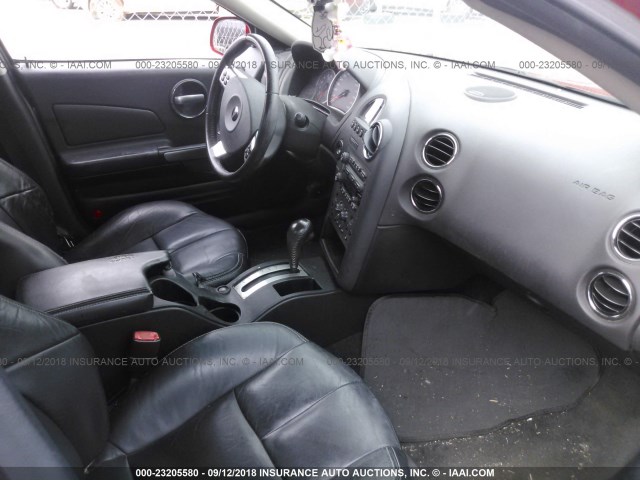2G2WP582X81189950 - 2008 PONTIAC GRAND PRIX Червоний фото 5