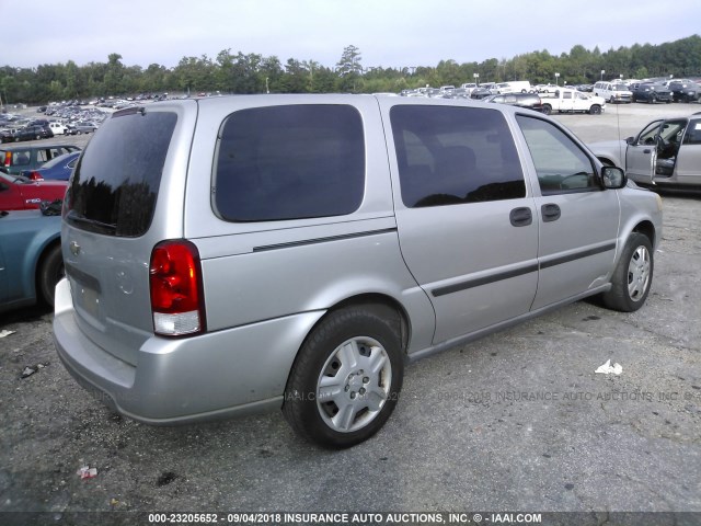 1GNDV23L36D206751 - 2006 CHEVROLET UPLANDER LS SILVER photo 4