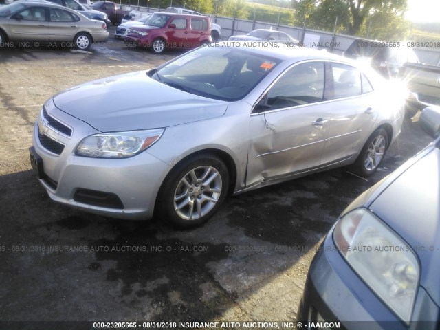 1G11C5SA4DF319248 - 2013 CHEVROLET MALIBU 1LT SILVER photo 2