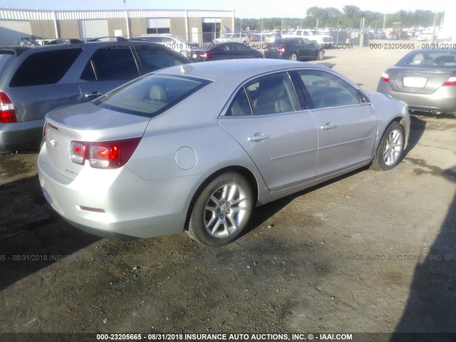 1G11C5SA4DF319248 - 2013 CHEVROLET MALIBU 1LT SILVER photo 4