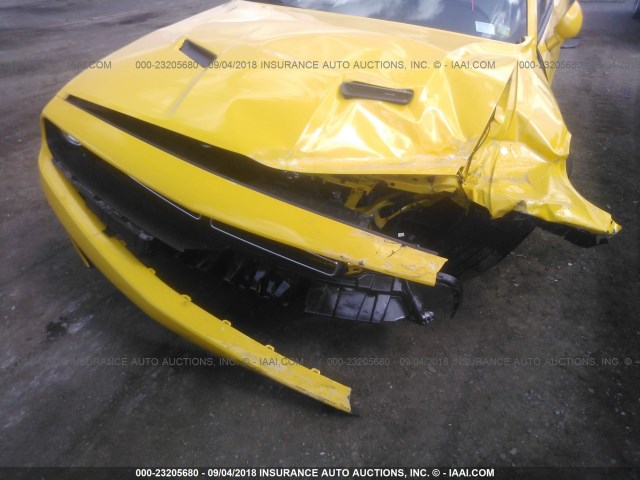 2C3CDZGG0JH184348 - 2018 DODGE CHALLENGER GT YELLOW photo 6