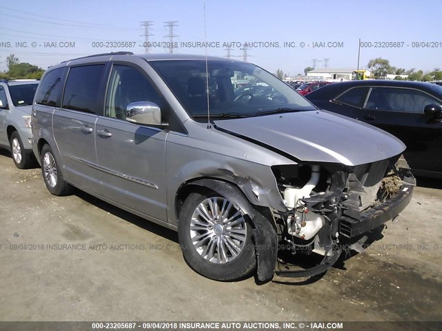 2C4RC1CG5ER365185 - 2014 CHRYSLER TOWN & COUNTRY TOURING L GRAY photo 1