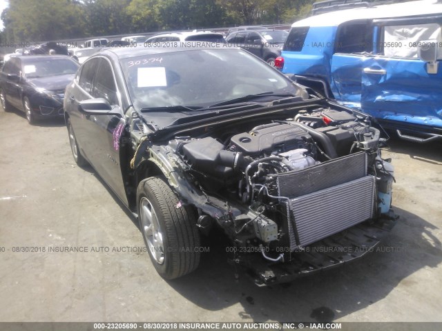 1G1ZB5ST3HF274770 - 2017 CHEVROLET MALIBU LS ნაცრისფერი ფოტო 1