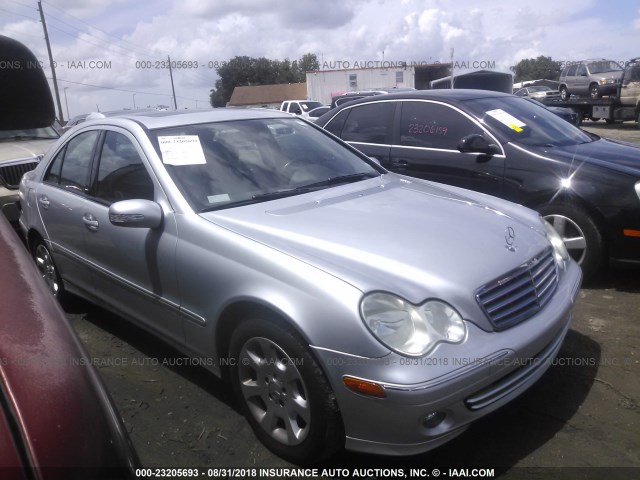 WDBRF54H56A846788 - 2006 MERCEDES-BENZ C GENERATION 2006 280 SILVER photo 1