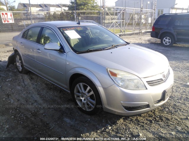 1G8ZS57N88F279541 - 2008 SATURN AURA XE SILVER photo 1