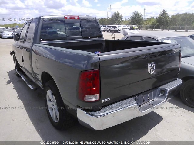 1D3HB18P49S757562 - 2009 DODGE RAM 1500 GRAY photo 3