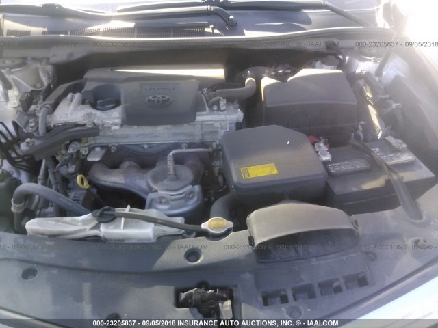 4T4BF1FK3DR283256 - 2013 TOYOTA CAMRY L/SE/LE/XLE Gümüş foto 10