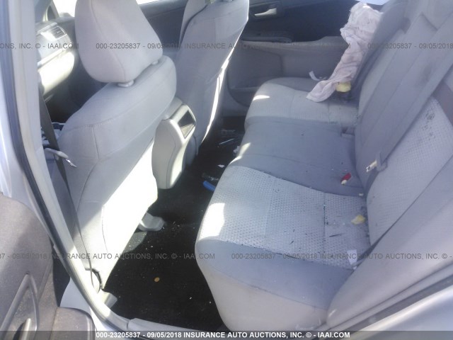 4T4BF1FK3DR283256 - 2013 TOYOTA CAMRY L/SE/LE/XLE Gümüş foto 8