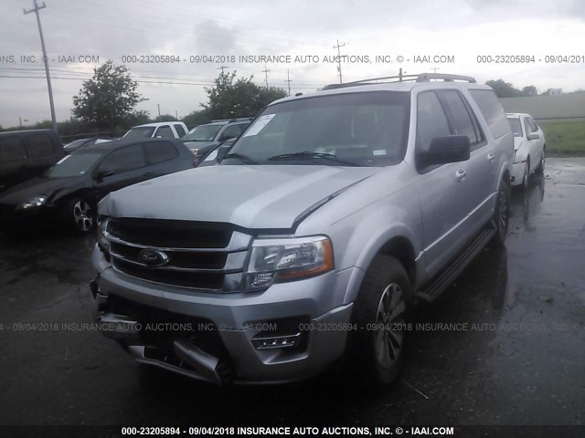 1FMJK1HT9GEF11296 - 2016 FORD EXPEDITION EL XLT/EL KING RANCH SILVER photo 2